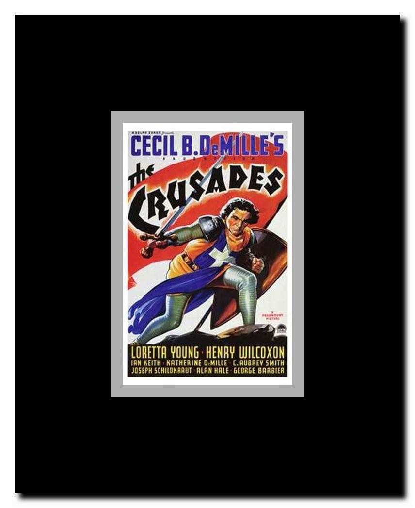 The Crusades Framed Movie Poster