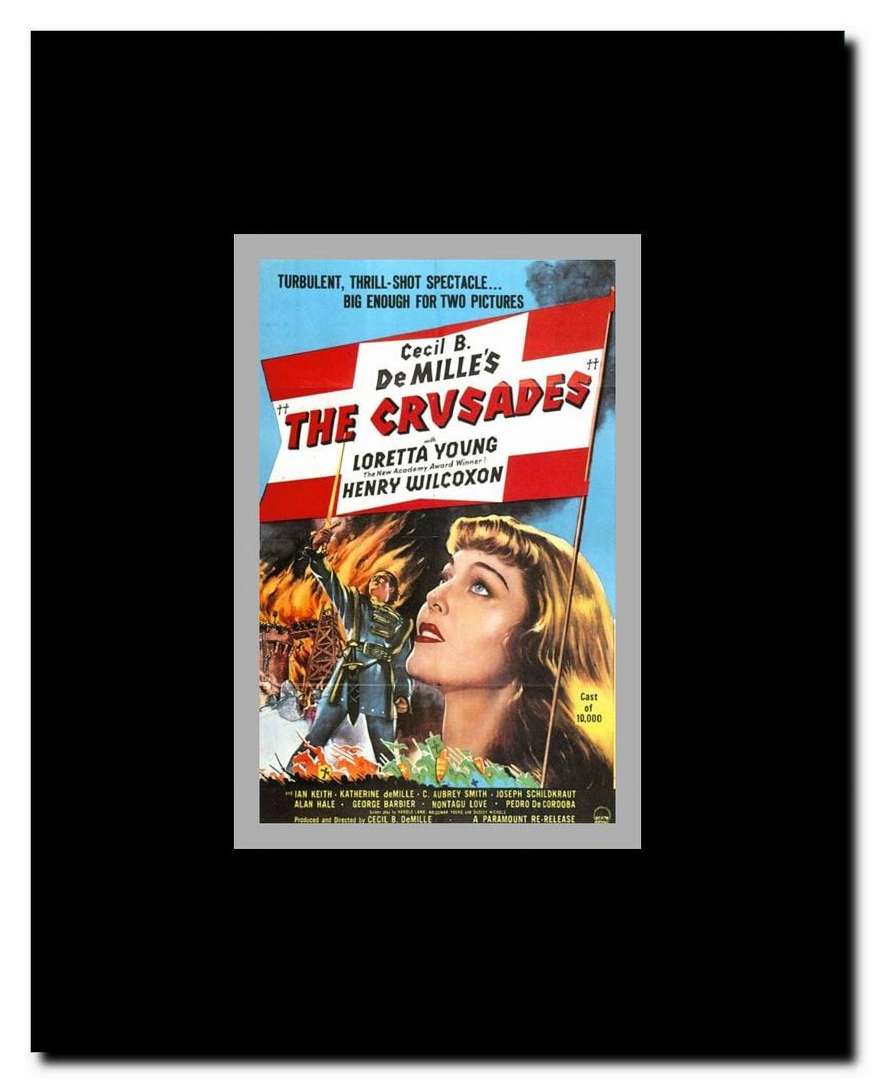 The Crusades Framed Movie Poster