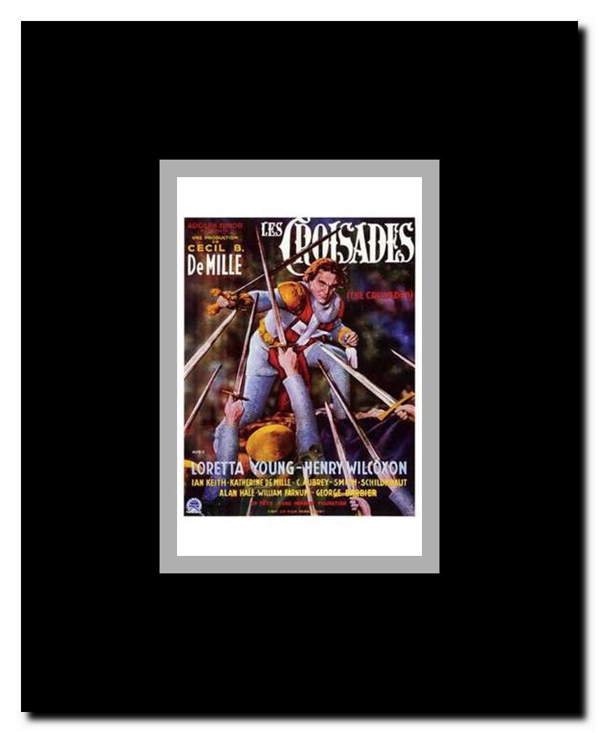 The Crusades Framed Movie Poster