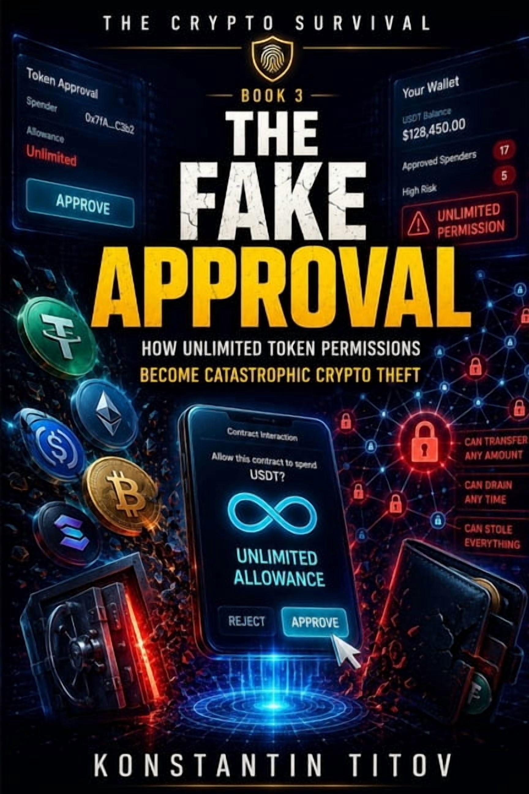 The Crypto Survival The Fake Approval: How Unlimited Token Permissions Become Catastrophic Crypto Theft, Book 3, (Paperback)