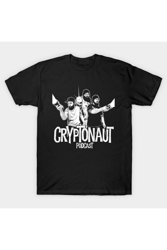 The Cryptonaut Podcast Group Logo Monster Mystery Fan Top Unisex T-Shirt, for men & women, up to size 5XL