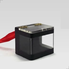 The Crystal Clear Switching Box Magic Tricks Prediction Box Magia Stage Close-Up Street Accessories Illusion Gimmick Prop Comedy