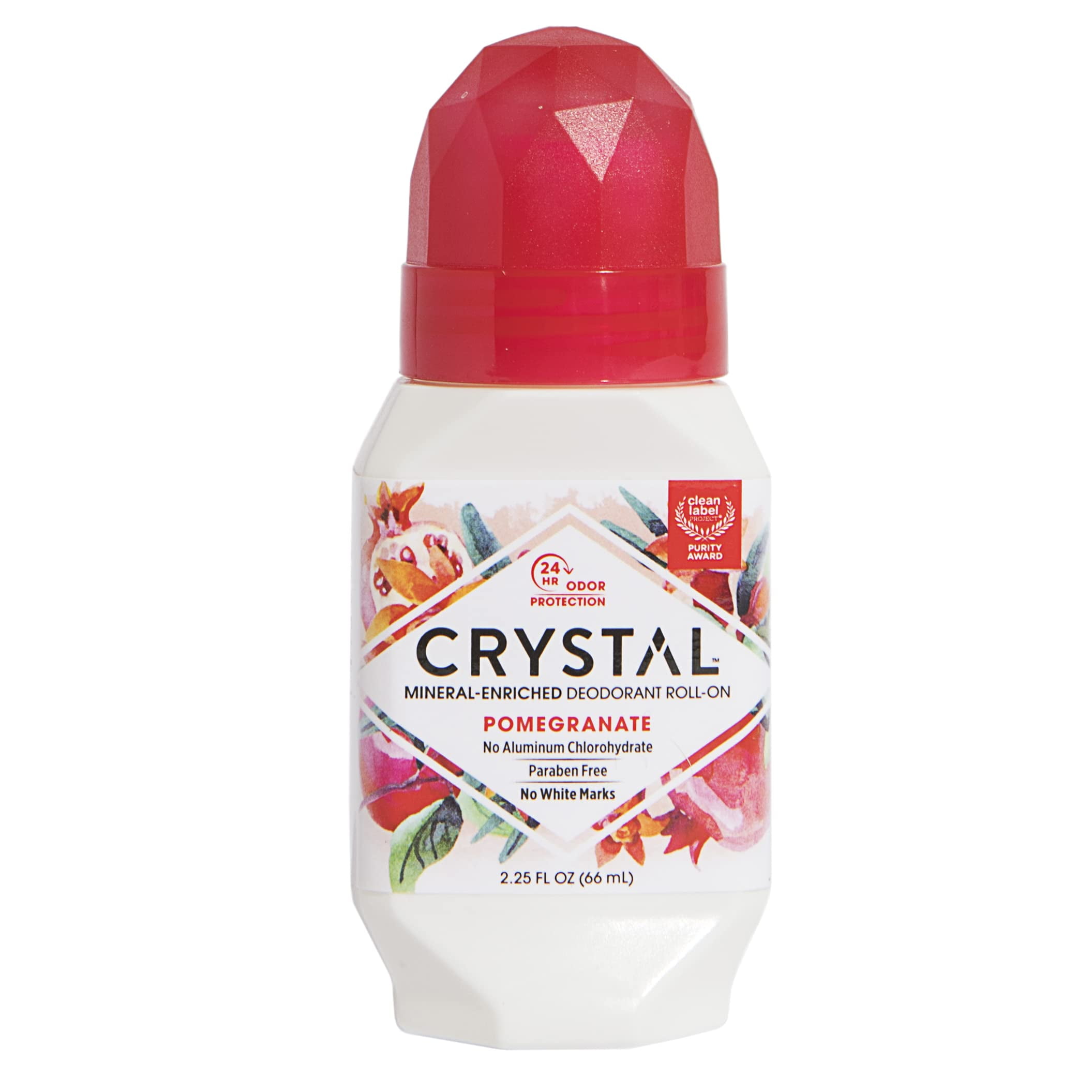 The Crystal Mineral Rollon Body Deodorant with 24Hour Odor Control