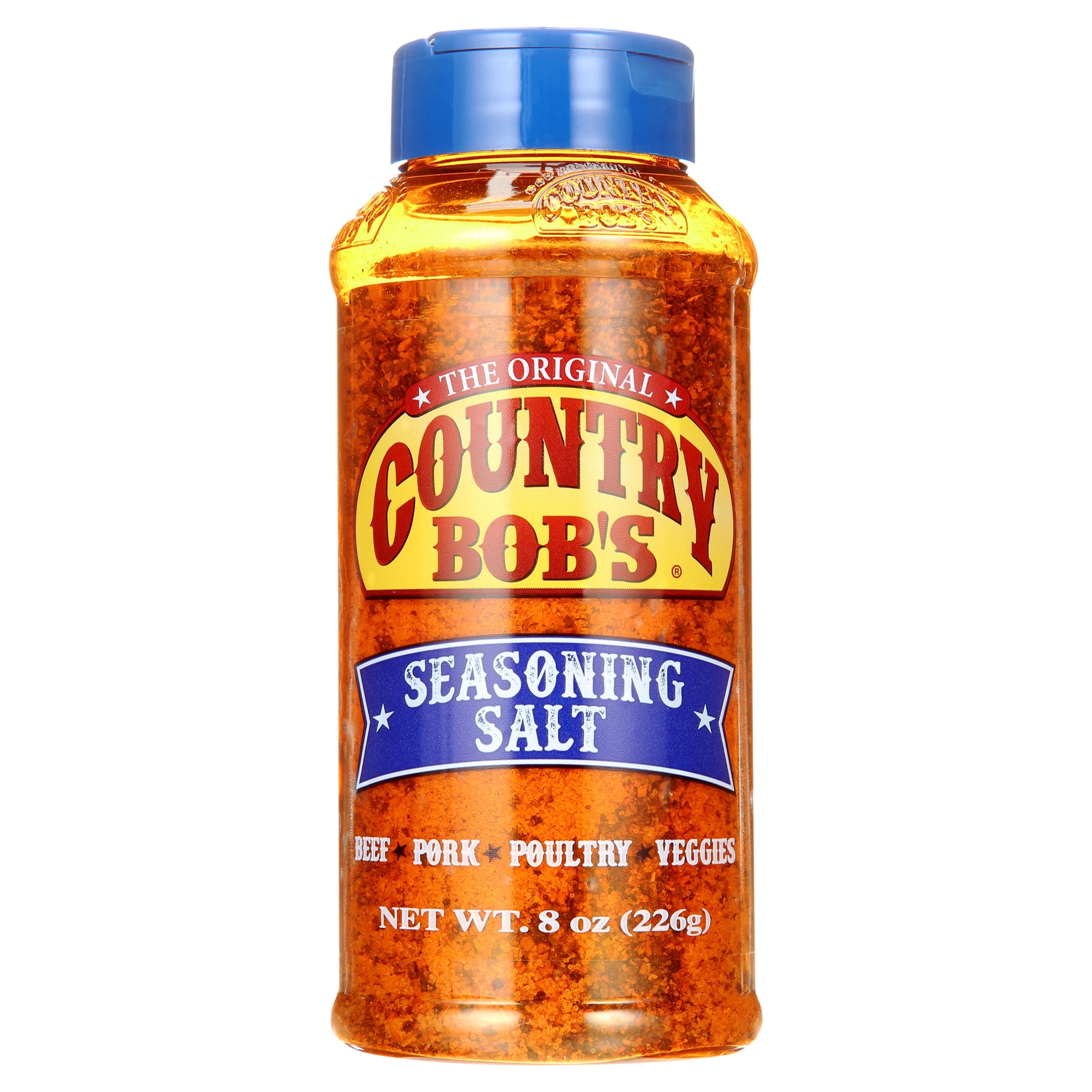The Ctry Bob's Seasoning Salt for Barbecue & Seasoning, 8 oz