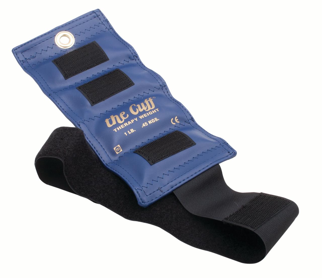 The Cuff Original Adjustable Ankle and Wrist Weight for Yoga, Dance, Running, Cardio, Aerobics, Toning, and Physical Therapy. 1 lb - Blue - image 1 of 3
