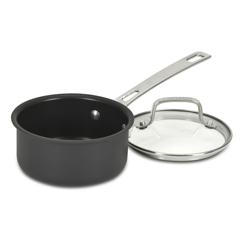 The Cuisinart Advantage® Pro Dishwasher Safe Hard Anodized 1 qt. Saucepan  with Cover, DS9219-14