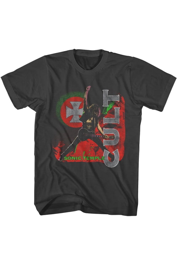 The Cult Sonic Temple Smoke Adult T-Shirt