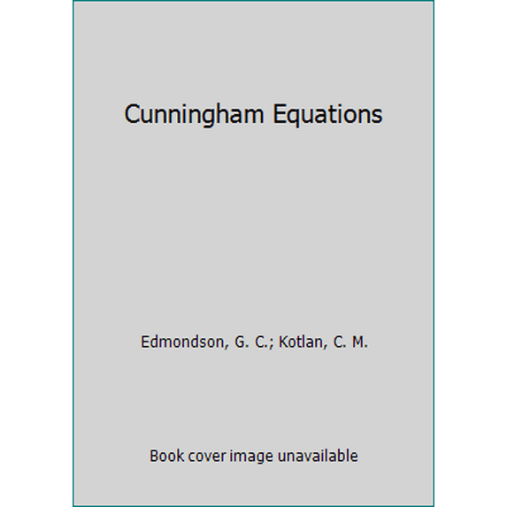 Pre-Owned Cunningham Equations (Mass Market Paperback) 0345330374 9780345330376