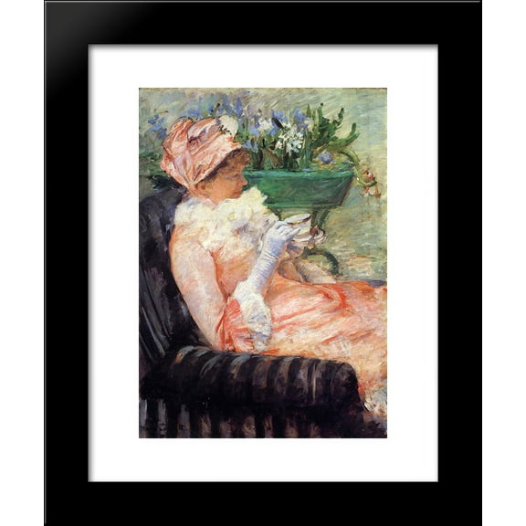 The Cup of Tea 20x24 Framed Art Print by Mary Cassatt