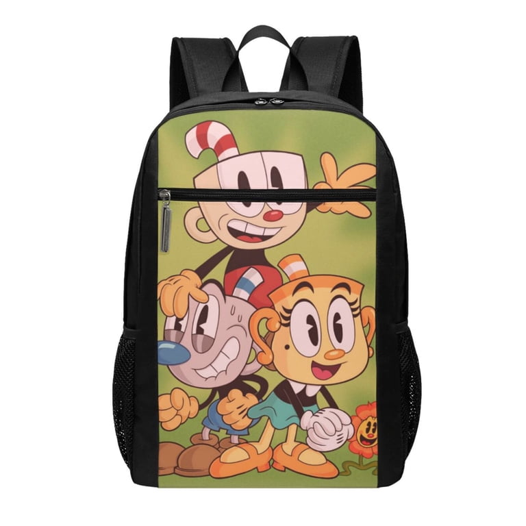 The Cuphead Show Animated Backpack Shoulders Daypack Student  display picture 3