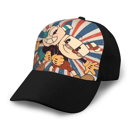 The Cuphead Show Baseball Cap Golf Dad Hat Adjustable Low Profile Cotton Hat Trucker Hats for Men Women