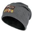 thumbnail image 1 of The Cuphead Show Beanie Men Slouchy Knit Skull Cap Warm Stocking Hats Guys Women Winter Beanie Hat Cuffed Plain Hat, 1 of 8