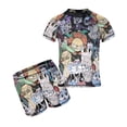 thumbnail image 1 of The Cuphead Show Boys 2-Piece Swimsuit Set, Short Sleeve Rash Guard & Swim Trunks, 1 of 7