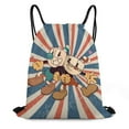 thumbnail image 1 of The Cuphead Show Drawstring Backpack Sports Gym Bag Water Resistant String Bag Cinch Bag for Women Men, 1 of 7