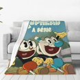 thumbnail image 1 of The Cuphead Show Fleece Blanket Super Soft Cozy Warm Flannel Fleece Throw Blanket For Couch Bed Sofa Throw 50"X40", 1 of 7