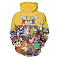 thumbnail image 1 of The Cuphead Show Hoodie 3D Print Pullover Hooded Long Sleeve Sweatshirts Tops Blouse with Pocket for Mens Womens, 1 of 7