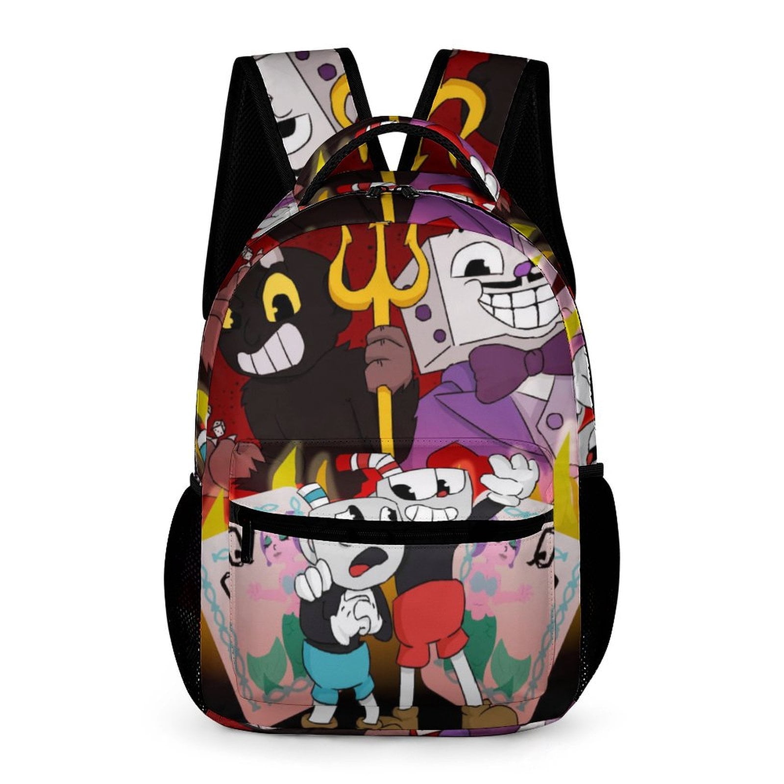 The Cuphead Show Backpacks Bookbag Casual Daypack Backpacks for Travel ...