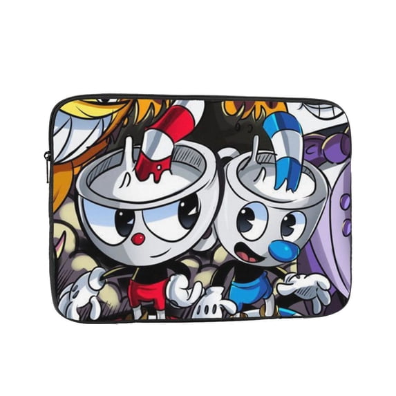 The Cuphead Show Laptop Case Sleeve, 13 inch Laptop Sleeve Bag Durable Shockproof Protective Computer Carrying Cover