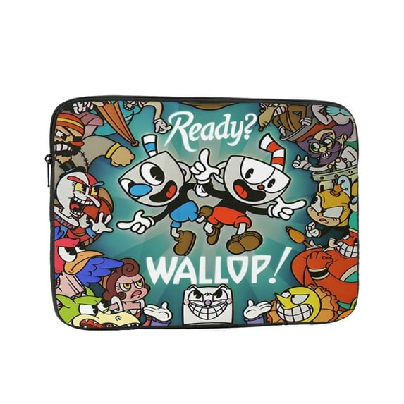 The Cuphead Show Laptop Case Sleeve, 13 inch Laptop Sleeve Bag Durable Shockproof Protective Computer Carrying Cover