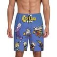 thumbnail image 1 of The Cuphead Show Men's Short Pajama Pants Lightweight Daily Lounge Shorts Bottoms Sleepwear Cozy Soft Home Pajama Pants Shorts, 1 of 9