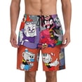 thumbnail image 1 of The Cuphead Show Mens Swim Trunks Quick Dry Board Shorts with Mesh Lining Beach Shorts Swimwear Bathing Suits, 1 of 7