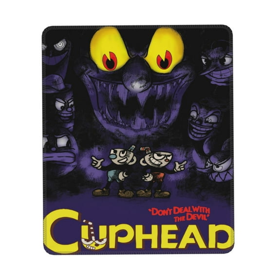 The Cuphead Show Mouse Pad, Computer Mouse Mat, Waterproof Non-Slip Rubber Base MousePads for Office Laptop 10 x 12 inch