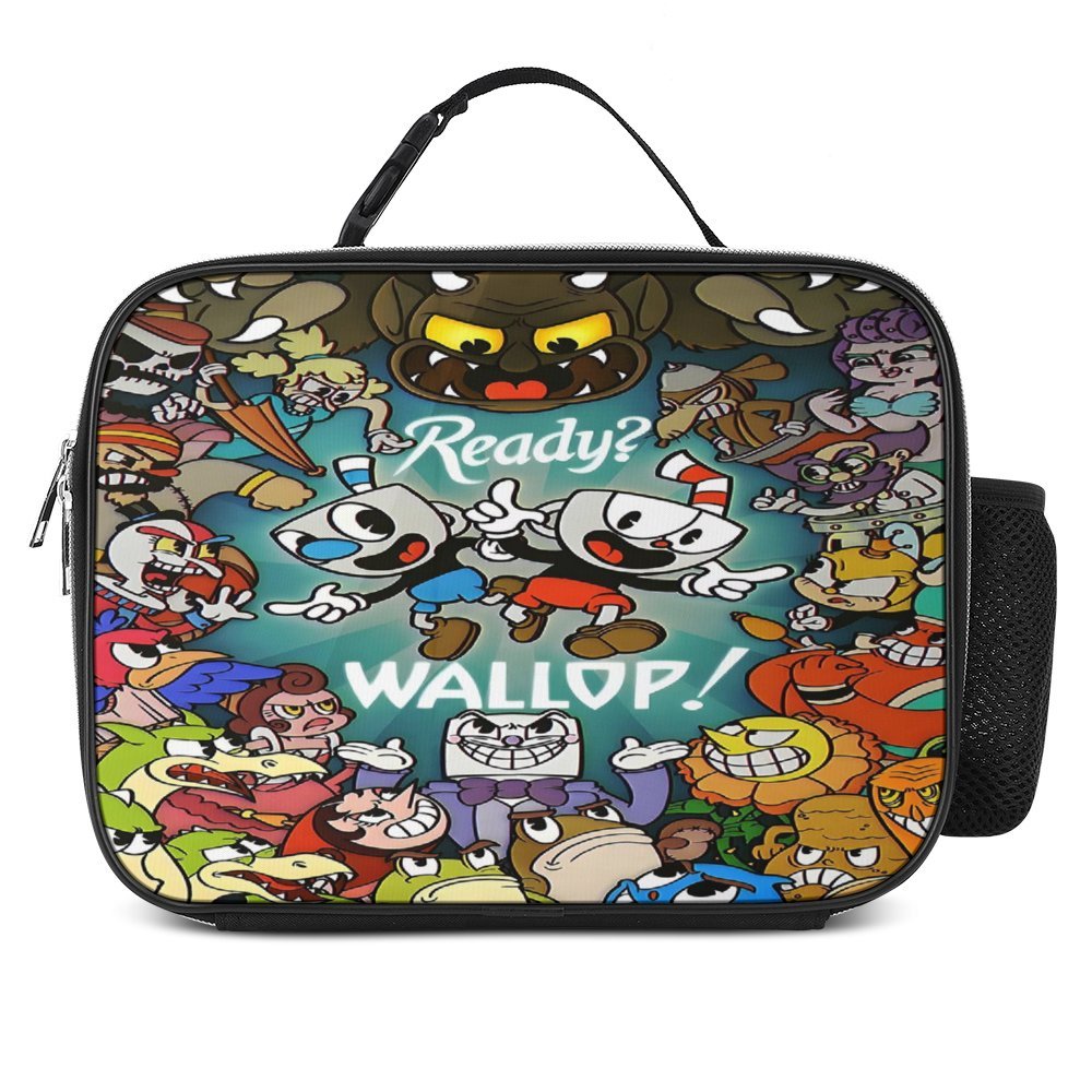 The Cuphead Show Portable Lunch Bag, Insulated Lunch Box for Kids Boys ...
