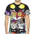 thumbnail image 1 of The Cuphead Show Shirt 3d Printed T Shirt Crewneck Short Sleeve Top Tees For Mens, 1 of 6