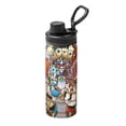 thumbnail image 1 of The Cuphead Show Sports Insulated Water Bottles Kettle Stainless Steel Portable Cup18OZ For Travel Gym School, 1 of 8