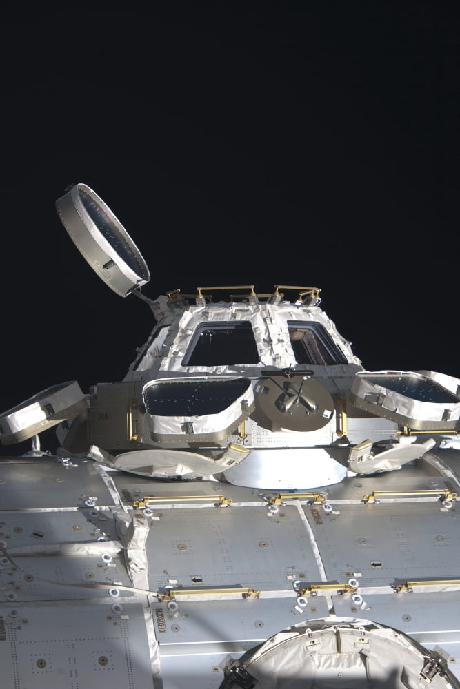 The Cupola of the International Space Station Canvas Art - Stocktrek Images (23 x 34)