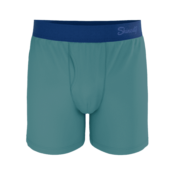 The Curacao - Shinesty Teal Boxers  Medium