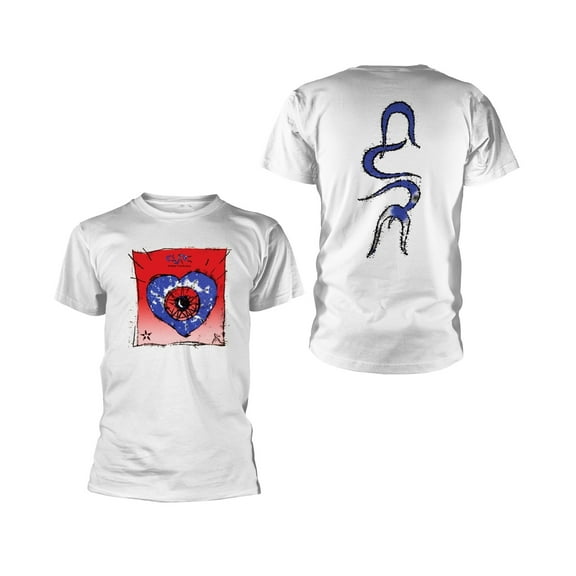 The Cure Men's Friday I'm In Love T-Shirt White X-Large | Officially Licensed Merchandise