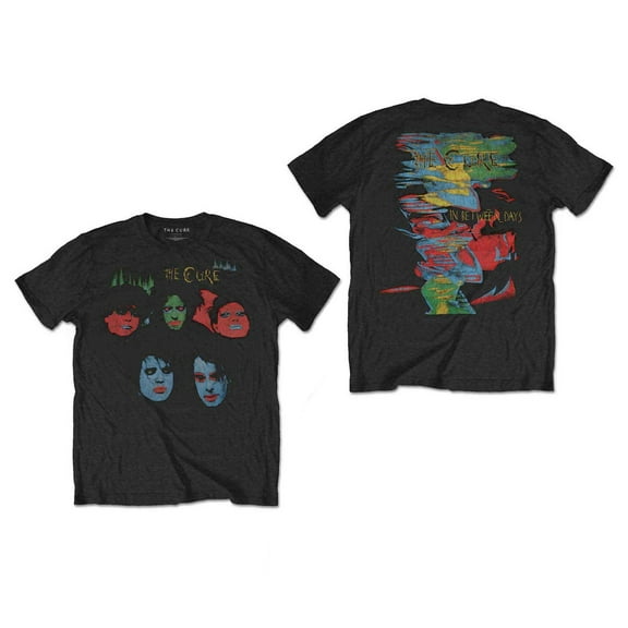 The Cure Men's In The Between Days T-Shirt Black Medium | Officially Licensed Merchandise