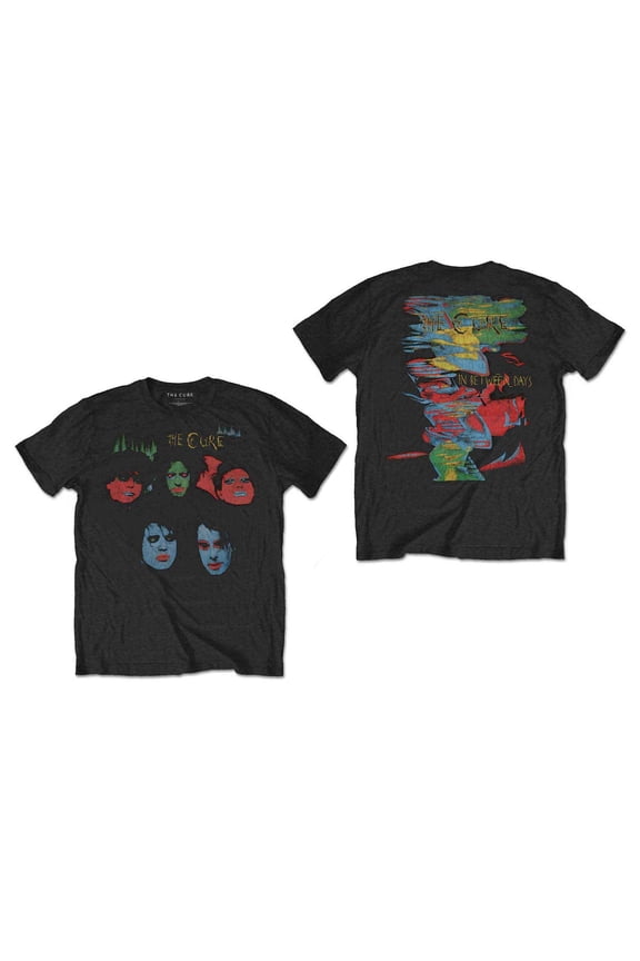 The Cure Men's In The Between Days T-Shirt Black Small | Officially Licensed Merchandise