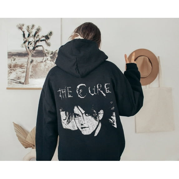 The Cure Robert Smith hoodie Shirt hoodie Band hoodie Vintage Aesthetic Distressed T Shirt, hoodie nice design.
