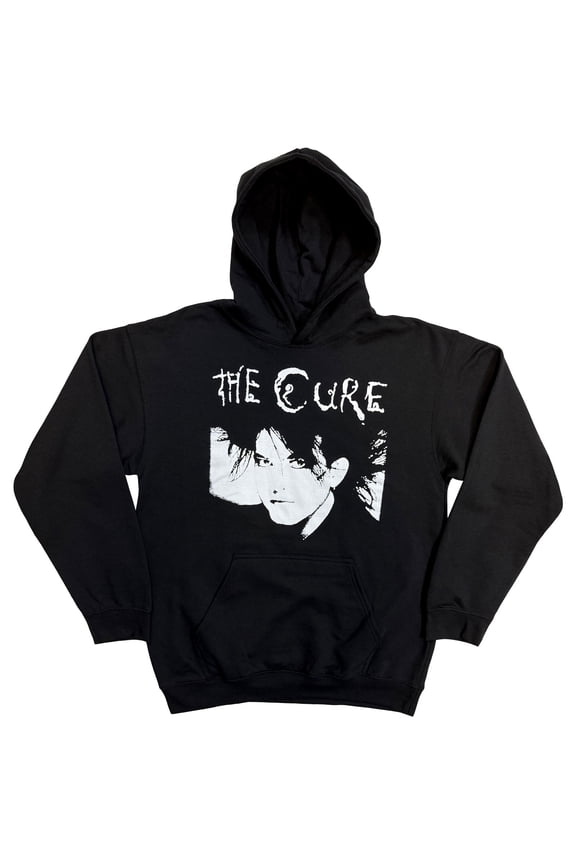 The Cure Unisex Pullover Hoodie: Robert Illustration (Black)