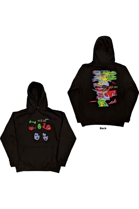 The Cure Unisex Pullover Hoodie Sweatshirt In Between Days (Back Print) (Medium)