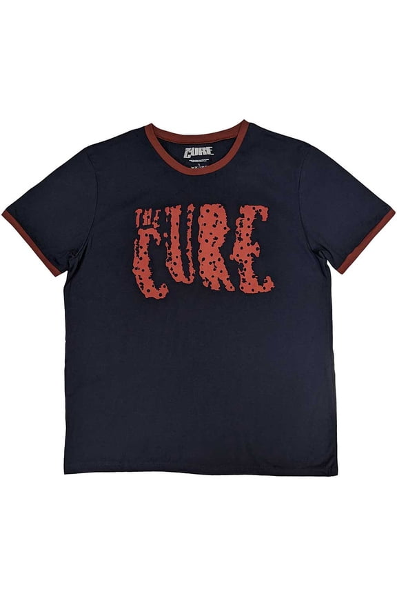 The Cure Unisex Ringer T-Shirt: Logo (Large)