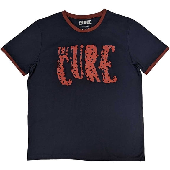 The Cure Unisex Ringer T-Shirt: Logo (Medium)