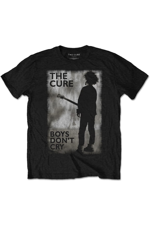 The Cure Unisex T-Shirt Boys Don't Cry Black & White (Plus Sizes) (XXXX-Large)