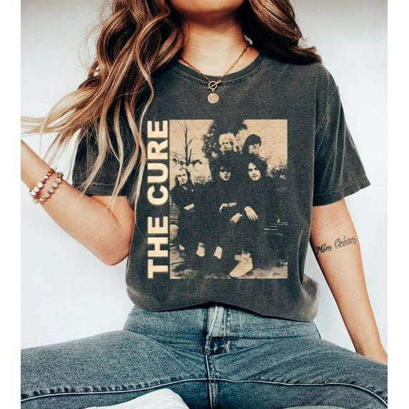The Cure Vintage Shirt, The Cure Shirt, The Cure Band T-shirt, Vintage The Cure shirt, The Cure tour,Charcoal Color,Size L