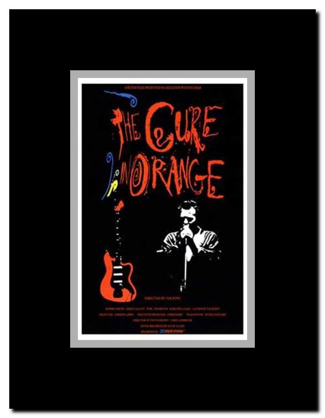 The Cure in Orange Framed Movie Poster