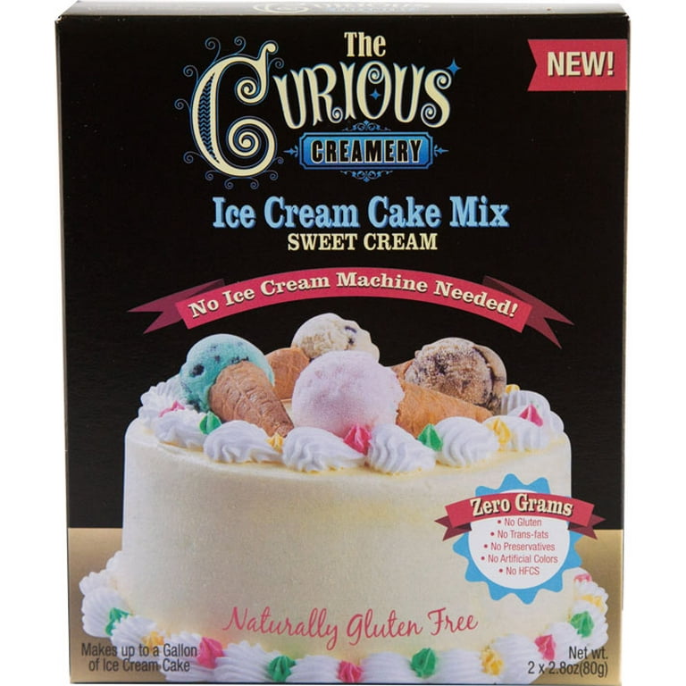 The Curious Creamery Ice Cream Cake Mix (Sweet Cream) - Walmart.Com