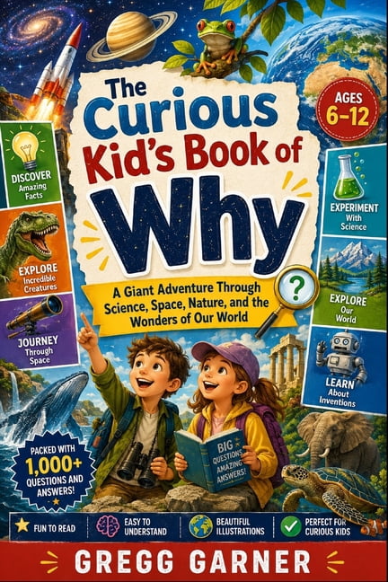 The Curious Kid's Book of Why: A Giant Adventure Through Science, Space, Nature, and the Wonders of Our World, (Paperback)