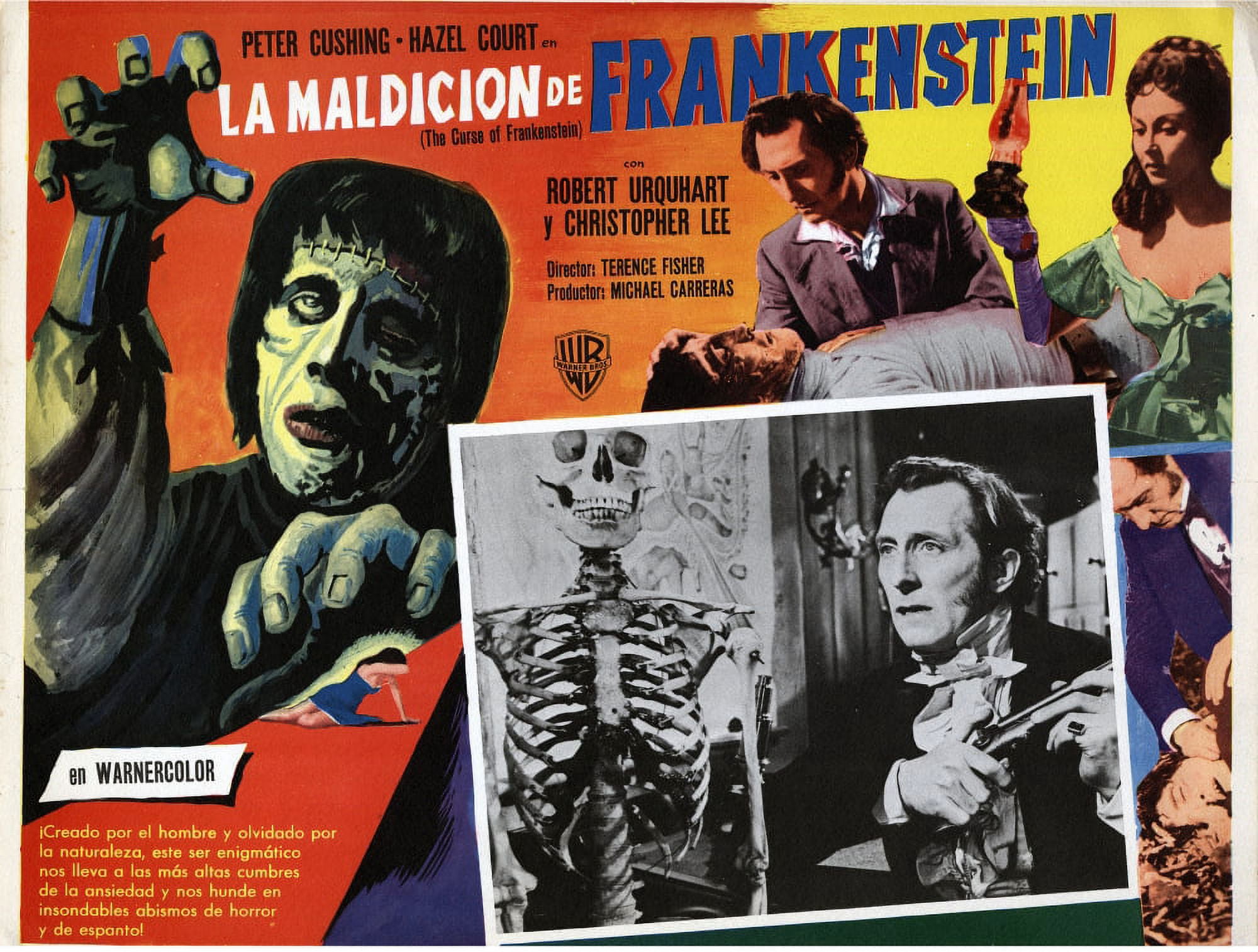 The Curse Of Frankenstein Canvas Art - (28 x 22)
