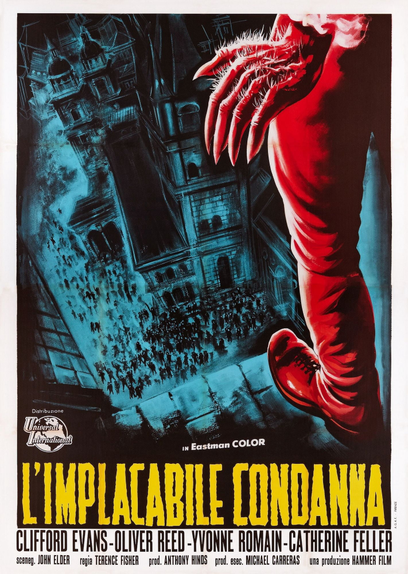 The Curse Of The Werewolf Canvas Art - (11 x 17)