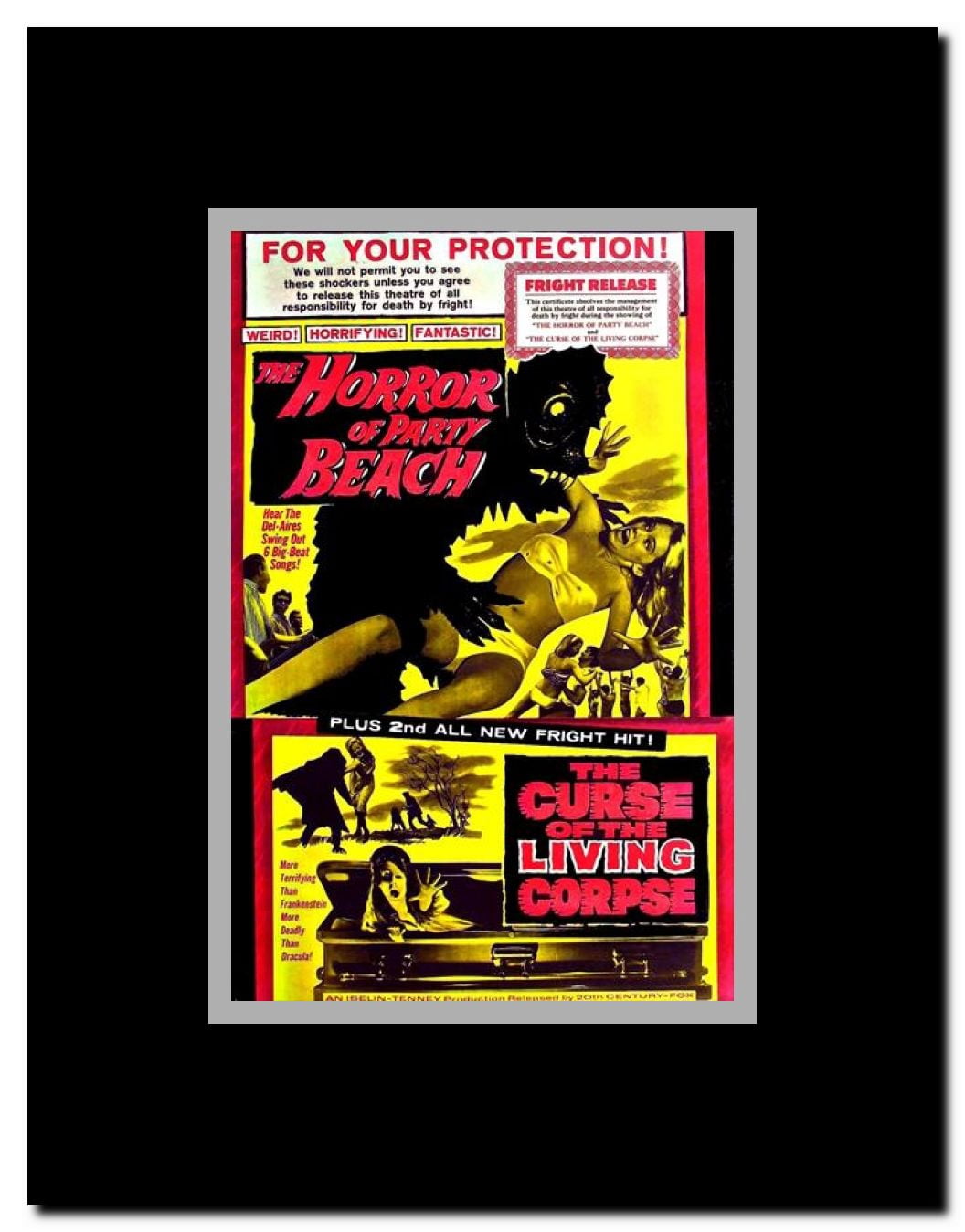 The Curse of the Living Corpse Framed Movie Poster