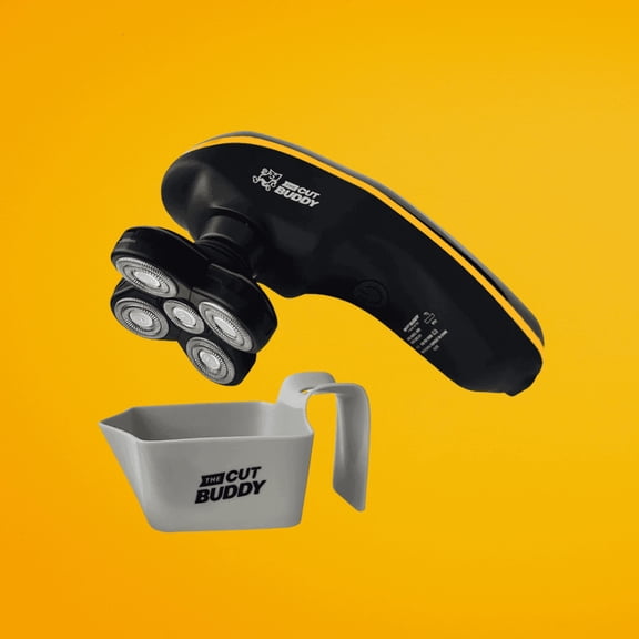 The Cut Buddy - Bald Buddy - Ergonomic Bald Head Shaver (Rotary Type)
