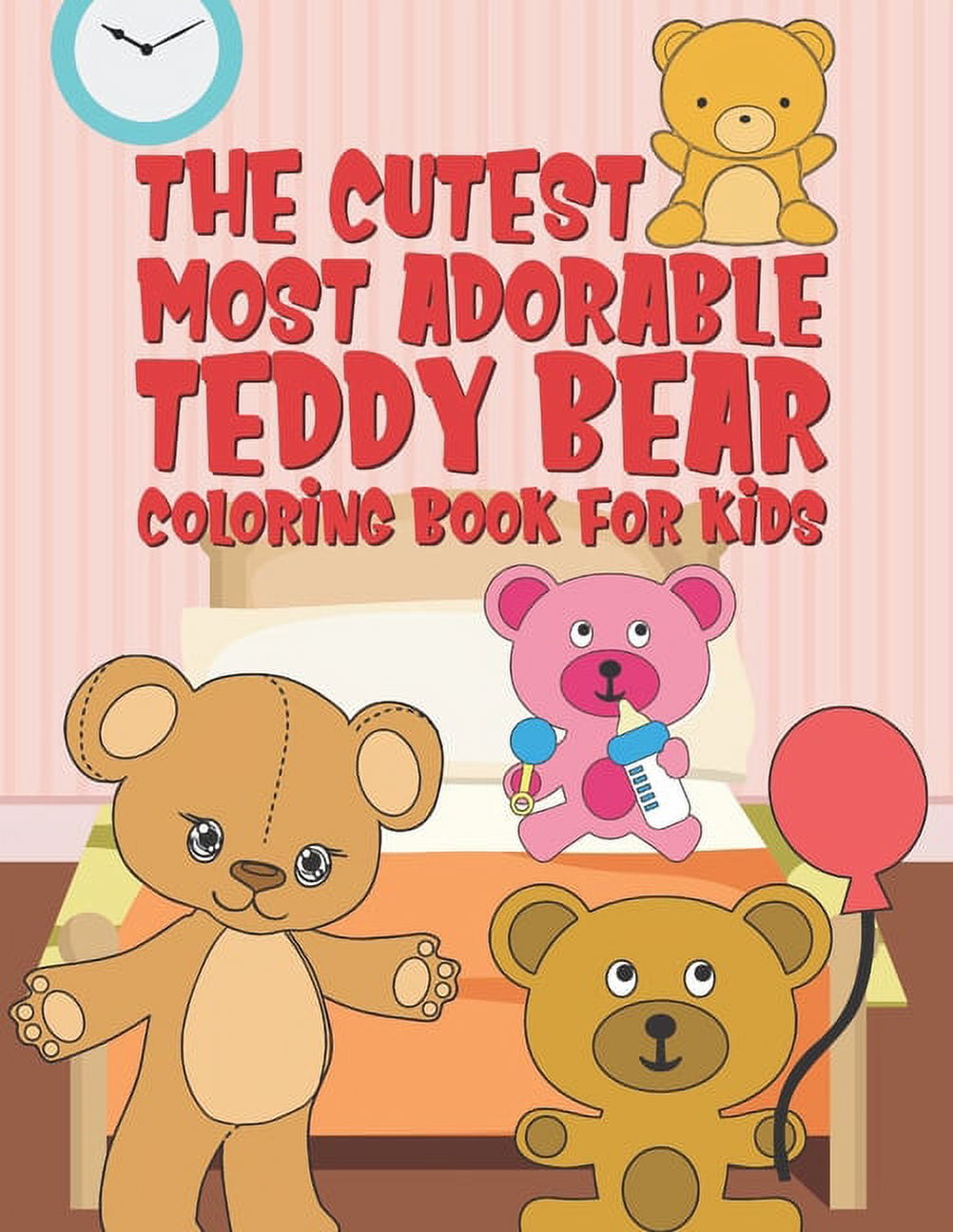 New & Expanded Adult coloring book more than 50 teddy bears to color: teen  coloring books animals, coloring books for teens animals, (Paperback)