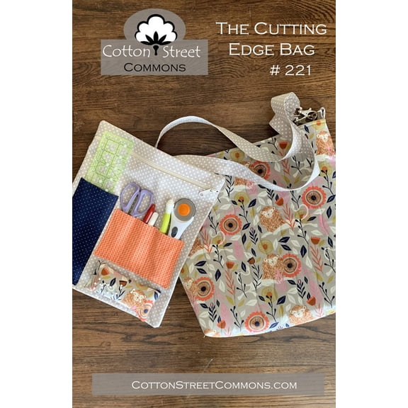 The Cutting Edge Bag Pattern by Cotton Street Commons